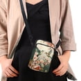 thumbnail image 4 of XYZCANDO Hummingbird Flower Small Crossbody Cellphone Bags for Women Mini Messenger Phone Handbag Shoulder Purse Portable Money Case with Strap Lightweight for Running Yoga Hiking, 4 of 7