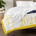 thumbnail image 3 of Graduation Gift Custom Graduation Blanket with Photo Text Class of 2025 Graduate Personalized Name Picture Blankets Throw Blankets Grad Gifts for Seniors College Students, 3 of 8