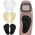 thumbnail image 1 of Arch Support Shoe Insoles for Flat Feet, Gel Arch Inserts for Plantar Fasciitis, Adhesive Arch Pad for Relieve Pressure and Feet Pain- 3 Pairs (Clear, 3 Count (Pack of 1))Large size, 1 of 5