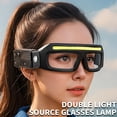 thumbnail image 2 of QENASHAING COB LED Headlamp, 1000 Lumens with USB Fast Charging, Hands-Free Light for Night Cycling and Fishing, 2 of 8