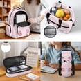 thumbnail image 5 of Jeiento Cute Cat Lightweight 17 Inch Kids Backpack Set 4-Piece Lunch Bag Pencil Case Water Bottle Holder for Girls, Pink, 5 of 7