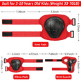 thumbnail image 6 of BAKIBO Kids Protective Gear Set Knee Pads for Kids 2-10 Years Toddler Knee and Elbow Pads with Wrist Guards 3 in 1 for Skating Cycling Bike Rollerblading Scooter, 6 of 8