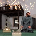 thumbnail image 5 of 2-Sets Ramadan LED Wood Lamp, Ramadan Lantern LED, Ramadan Decoration Lights, Decoration Crescent Star Lanterns for Eid Mubarak Gifts Parties (20*14cm) - Style3, 5 of 5