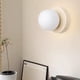 thumbnail image 5 of Lámpara de pared LED de cristal nórdico con base minimalista para dormitorio, estudio, pasillo, escalera, entrada, iluminación B, 5 of 6