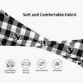 thumbnail image 5 of Wukai Black Tartan Plaid Sports sweatband,Men & Women Sweatband Headband for Running, Cross Training, Racquetball, Working Out, 5 of 7
