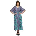 thumbnail image 1 of Moomaya Ladies Kaftan Holiday Loungewear Maxi Dress African Dresses For Women, 1 of 6