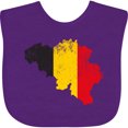 thumbnail image 3 of Inktastic Belgian Map Flag Boys or Girls Baby Bib, 3 of 4