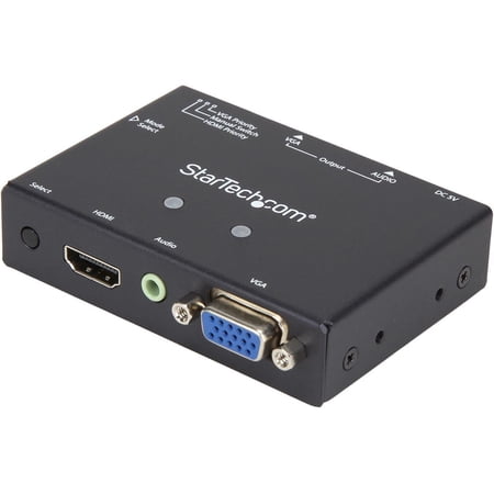 UPC: 0065030858410 | StarTech.com 2×1 VGA + HDMI to VGA Converter Switch w/ Priority Switching