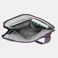 thumbnail image 5 of Anti-Theft Classic Slim Double Zip Crossbody Bag-Purple Anti-Theft Classic Slim Double Zip Crossbody Bag, 5 of 7