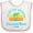 White and Pink, variant on Inktastic Summer Enjoy the Sunshine Clearwater Beach Florida in Blue Boys or Girls Baby Bib