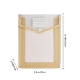 thumbnail image 3 of Fasiaou Document Organizer Pouch Waterproof Large Capacity A4 File Folder for Office Supplies Storage and Organization with Snap Closure, 3 of 6