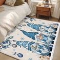 thumbnail image 4 of Area Rugs for Living Room Bedroom, Blue Christmas 4'x6' Rug Washable Carpet Runner Indoor Outdoor, Xmas Gnomes Balls Tree Snowflake Gifts Non Slip Accent Floor Mats Rug for Kitchen, Office, 4 of 8