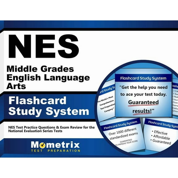 NES Middle Grades English Language Arts Flashcard Study System : NES Test Practice Questions & Exam Review for the National Evaluation Series Tests (Cards)