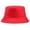 Red, variant on LQCrafK Unisex Bucket Hat Sun Hat Solid Color Hip Hop Fisherman Cap for Women Men UV protection