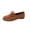 Brown, variant on Willtoo Loafers for Women Slip On Closed Toe Casual Work Flats Shoes Non Slip Business Comfortable Dressy Office Loafer with Bow