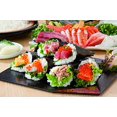 thumbnail image 2 of Temaki Chirashi Sushi 5-Piece Set Sushi Oke 30cm Approx., 2 of 2