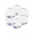 thumbnail image 7 of 15 Inch Round Placemats Set of 6, Thanksgiving Fall Non Slip Heat Insulation PP Table Mats, Autumn Blue White Pumpkin Leaves Washable Place Mats for Kitchen Dining Party Table Decor, 7 of 7