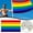 G, variant on Decorative Flags, Rainbow Pride Flag Outdoor Banner Flag Brass Ring Garden House Home Decor, Flags_ Banners & Accessories