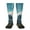 2 Black-2, variant on Astronaut Contemplating Planet Print Adult Stockings,Crew Socks,Unisex Fashion Socks, Casual Sports Socks,Comfortable Crew Socks for Everyday Wear and Sports