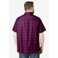 thumbnail image 2 of KingSize Men's Big & Tall Wrinkle-Resistant Short Sleeve Button Down, Printed, 2 of 5