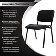 thumbnail image 2 of Lote de 4 Sillas de Escritorio Big Room Tapizada en Vinipiel IOSCS4000002, 2 of 9
