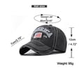 thumbnail image 5 of USA 250th Anniversary America Flag Baseball Cap Vintage Distressed 1776 2026 Patriotic Hat Unisex, 5 of 8