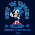 thumbnail image 2 of Mens Sonic the Hedgehog Faster Than the Speed of Sound Long Sleeve Shirt, 2 of 4
