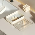 thumbnail image 5 of Soap Case With Lid & Water Drainage Hole Bathroom Sink Convenient Travel Easy Drainage Countertop Soap Dish Bathrrom Space Management & Travel Essentials, 5 of 5