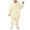 Beige, variant on WUSUOWEI Baby boy girls Toddler Kids 2 Piece Fleece Tracksuit Solid Hoodie Sweatshirt Jogger Pants Thickened Winter Casual Pajama Outfit Set for Boys Girls 2-3 Years