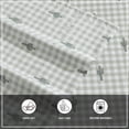 thumbnail image 3 of Wrangler Cactus Gingham Green King Sheet Set, 3 of 10