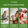 thumbnail image 2 of NEWELLME Sugar-Free Apple Cider Vinegar (ACV) Gummies with The Mother & B12, Vegan Organic Vitamin Gummies for Digestion, Energy & Metabolism,Gluten-Free, Multivitamin Support, 2 of 8