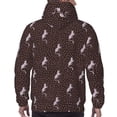thumbnail image 7 of Sikiie Leopard Print Men's Hoodie, Essentials Hoodie, Sweatshirt, Pullover Hooded Sweatshirt for Men-Small, 7 of 7