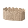thumbnail image 2 of Cesta de almacenamiento tejida, práctica caja organizadora multiusos para decoración del hogar Grande, 2 of 9