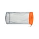 thumbnail image 2 of Bolsa de red con cordón para guardar cosas, ligera, de nailon, para el hogar, viajes al aire libre (naranja), 2 of 5