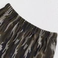 thumbnail image 4 of mgoYE Baby Girl Hunting Clothes Heart Print Short Sleeve T Shirt Jungle Camo Flared Pants Toddler Summer Bell Bottoms Outfit(Black,3-4 Years), 4 of 7