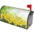 thumbnail image 3 of Beautiful Spring Flowers Mailbox Cover Magnetic Standard Size Letter Post Box Cover Wrap Oversize Decoration Welcome Home Garden Outdoor 21" Lx 18" W, 3 of 6