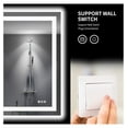 thumbnail image 6 of LED Bathroom Mirror with Lights, Anti-Fog, Dimmable, Backlit and Front Lit, Vanity Mirror for Wall, Memory Function, Tempered Glass, Shatter-Proof, ETL Listed, 6 of 7