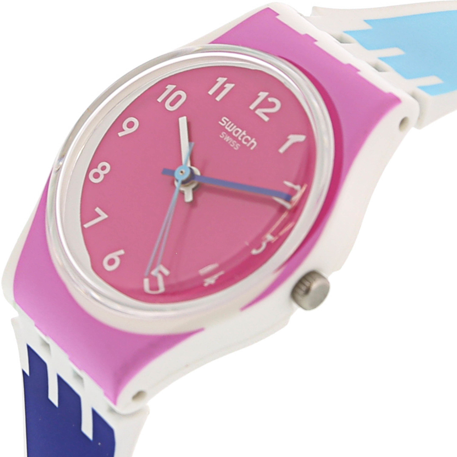 Swatch Women's Lady Tour LW166 Matte Pink Silicone Swiss Quartz Fashion  Watch | Walmart Canada