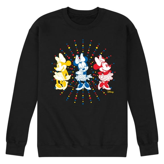 Disney - Mickey & Friends - Minnie Mouse - All Smiles - Men's Crew Neck Fleece Pullover