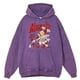 thumbnail image 3 of Sudadera holgada con capucha para hombre, estilo retro, desgastada, con diseño de ángeles que disparan flechas al amor, estilo hip hop, otoño, 100 % algodón, 3 of 4