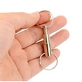 thumbnail image 2 of Detachable Removable Pull Apart Quick Release Key Chain Keychain Keyring Drill Bit Replacement Pocket Hole Drill Bit Set 9/32 Drill Bit Drill compatible with Motor And Left Hand Drills Table Saw Hand, 2 of 4