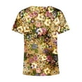 thumbnail image 5 of Sakmal Spring Tops for Women 2024 Short Sleeve V-Neck Graphic T-Shirts Womens Shirts Under $5, 5 of 5
