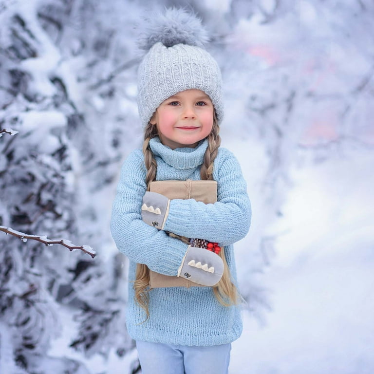 Aayomet Mens Winter Gloves Girls Warm Toddler Toddler Mittens Boys