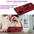 thumbnail image 5 of Samsung Galaxy A51 5G Case, STARSHOP Drop Protection Ring Kickstand Cover- Red, 5 of 6