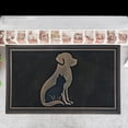 thumbnail image 3 of Modern 18-Inch x 30-Inch Rubber Mat Dog & Cat, 3 of 3