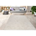 thumbnail image 1 of Ladole Rugs Geometric Pattern Room Decor Indoor Area Rug - Amazing Soft Premium Carpet for Living Room, Bedroom, Dining Room, Kitchen, and Office - Cream, 5x8 (5'3" x 7'6", 160cm x 230cm), 1 of 6