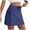 Navy, variant on Skorts Woman Hiking Cargo Skorts with Zipper Pockets, High Waisted Quick Dry Golf Workout, Dressy Casual (Navy, S)