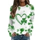 thumbnail image 1 of Gibobby Sudadera sin capucha y ocio Sudadera con capucha de moda para mujer, camisa deportiva, informal de manga larga, camisa deportiva holgada de otoño (Transparente, 35), 1 of 4