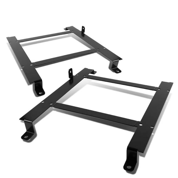DNA Motoring For 97-04 Chevy Corvette C5 2X Low Mount Racing bucket Seat Base Tensile Steel Bracket