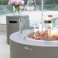 thumbnail image 5 of Modeno Tramore Light Weight Fiber-Concrete Fire Table Propane in Gray, 5 of 6